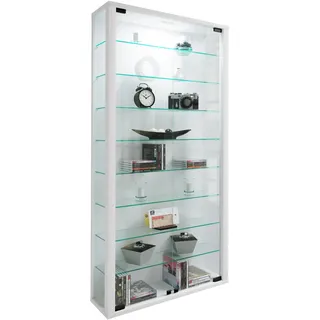 VCM Vitrine Vitrosa Maxi 59 x 118 x 18 cm Weiß