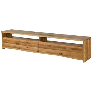 MASSIVMOEBEL24.DE PURE OAK Lowboard 240x45x50 cm Beige Holz