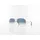 Large Metal RB3025 003/3F 58-14 polished silver/light blue