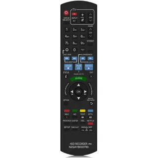 MYHGRC Ersatz Panasonic Fernbedienung für Panasonic IR6 Fernbedienung Recorder IR6 Bluray DVD Disc HDD Recorder DMR-HWT130 DMR-HW120EBK DMR-HWT230 DMR-HWT230EB