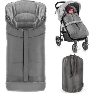 zamboo Fußsack für Joie Kinderwagen grau