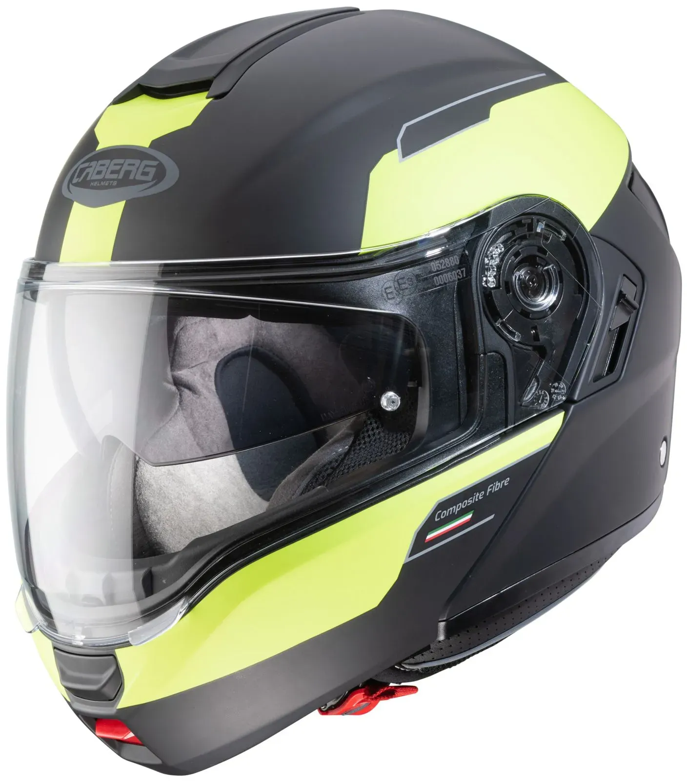 Caberg Levo Prospect Matt Schwarz Fluo Gelb Gr. M 57/58