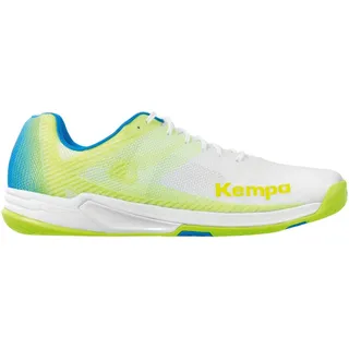 Kempa Wing 2.0 Handballschuhe weiß/fluo gelb 9.5