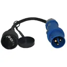 ViD® CEE Adapter Schuko Kupplung MENNEKES Stecker 230V Camping Boot H07RN-F 3x2,5mm2