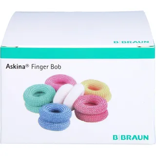 Askina Finger Bob farbig I Fingerfixierverband mit dem pfiffigen Dreh I 50 Stück