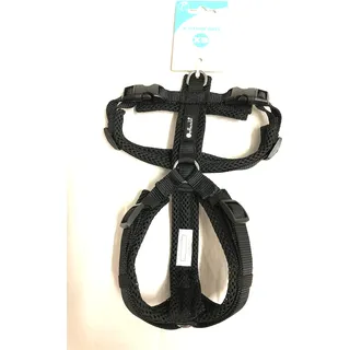Petlando Mesh Y-Comfort Geschirr schwarz XS