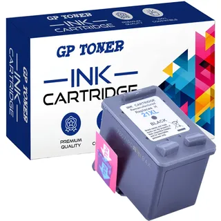 GP TONER Tinte PATRONEN Kompatibel mit HP 21 + 22 XL für HP DESKJET D1300 D1400 D1500 D2300 D2400 F380 F390 F2100 F2200 | OFFICEJET 4300 4700 | PSC 1400 Series, Menge:1x Schwarz