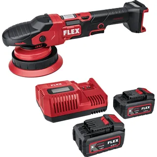 Flex XCE 8 150 18-EC Set Akku-Exzenterpolierer mit Zwangsrotation 18 V- - inkl. Akku und Ladegerät