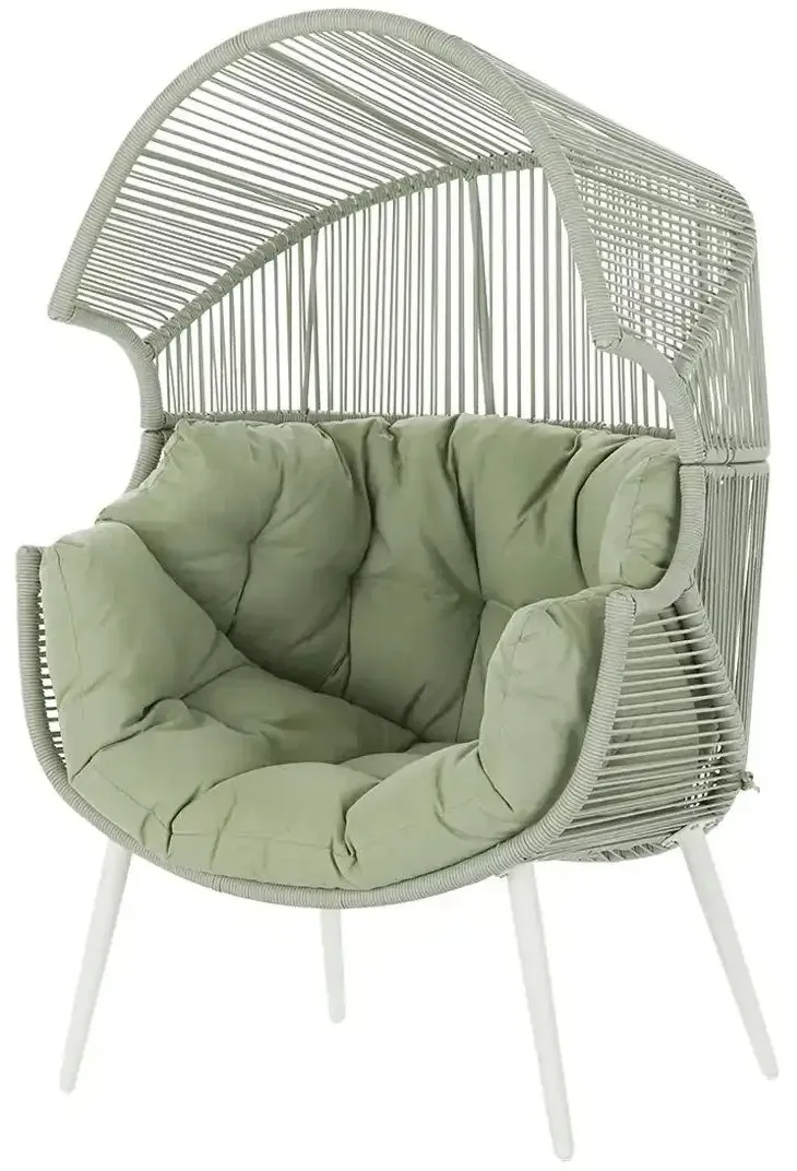 Outdoor-Korbsessel  Aruba ¦ grün ¦ Maße (cm): B: 98 H: 152 T: 87.5