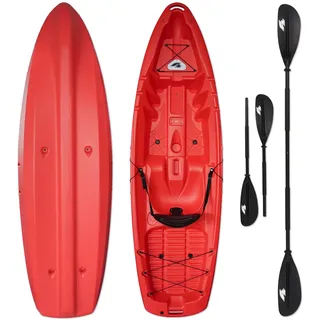 F2 Marken Kajak Axxis Leichtes Angelkajak 1 Sitzer Rot 2025 rot 254 cm