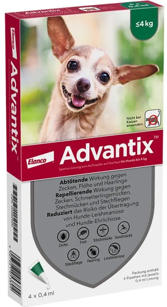 Advantix Spot-On Hund B4kg 4 ST