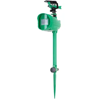 Royal Gardineer Katzenschreck Wasser: Wasserstrahl-Tierschreck mit PIR-Sensor, batteriebetrieben, 120 m2 (Tierschreck Wasser, Katzenschreck Wasserstrahl, Hund)