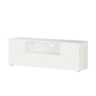 Smart BEN TV-Lowboard 160 x 55 x 40 cm Weiß MDF