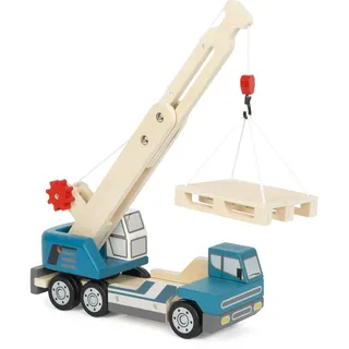Small Foot Company Kranwagen mit Palette