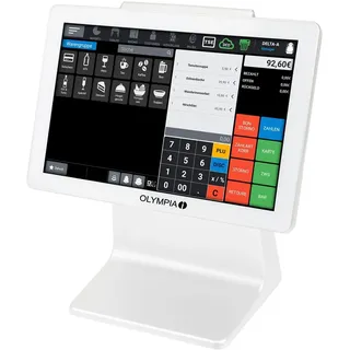 Registrierkasse OLYMPIA TS10 inkl. Scanner, weiss
