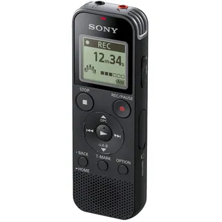 Sony ICD-PX470 Diktiergerät (USB, SD Kartensteckplatz, PCM, MP3, 55h Akku, 4GB, Stereo) schwarz
