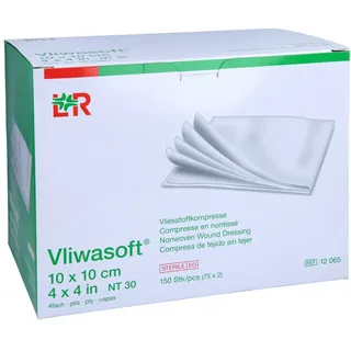 + Prisoma GmbH VLIWASOFT Vlieskompressen 10x10 cm steril 4l.