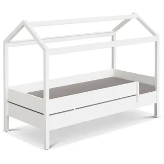 Paidi Bett Tiny House 90 x 200 cm Dekor Weiß