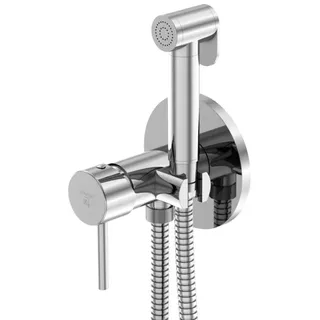 Steinberg Serie 100 Einhebelmischer mit Bidet Spray, Farbe: Brushed Gold