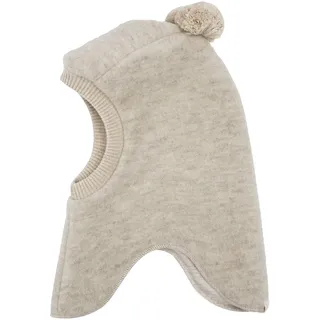Maximo Woll-Schlupfmütze mit Bommel, beige 49