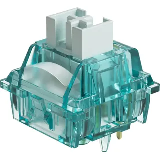 AKKO Creamy Cyan Switches, mechanisch, 5-Pin, clicky, MX-Stem, 50g - Cyan
