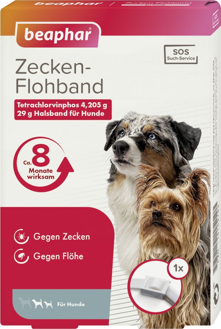 Beaphar Zecken-Flohschutzband für Hunde 60 cm