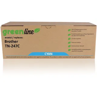 greenline Toner, kompatibel zu Brother TN-247C /  cyan (ca. 3000 Seiten)