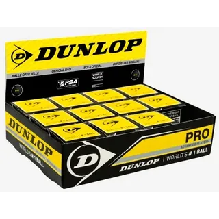 Dunlop Pro Squash Ball (12er Pack) - Schwarz