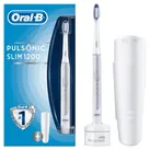 Oral-B Pulsonic Slim 1200 Silver Reise-Edition Schallzahnbürste Zahnbürste 1 St