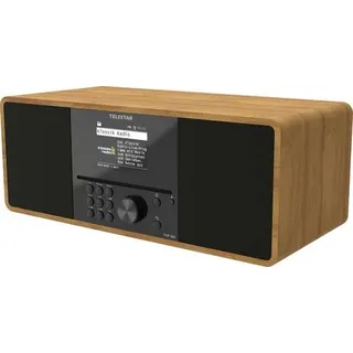 Telestar TOP 300 Holz Internet CD-Radio Internet, DAB+, UKW USB, WLAN, Internetradio, DAB+, CD, Bluetooth®, AUX Inkl