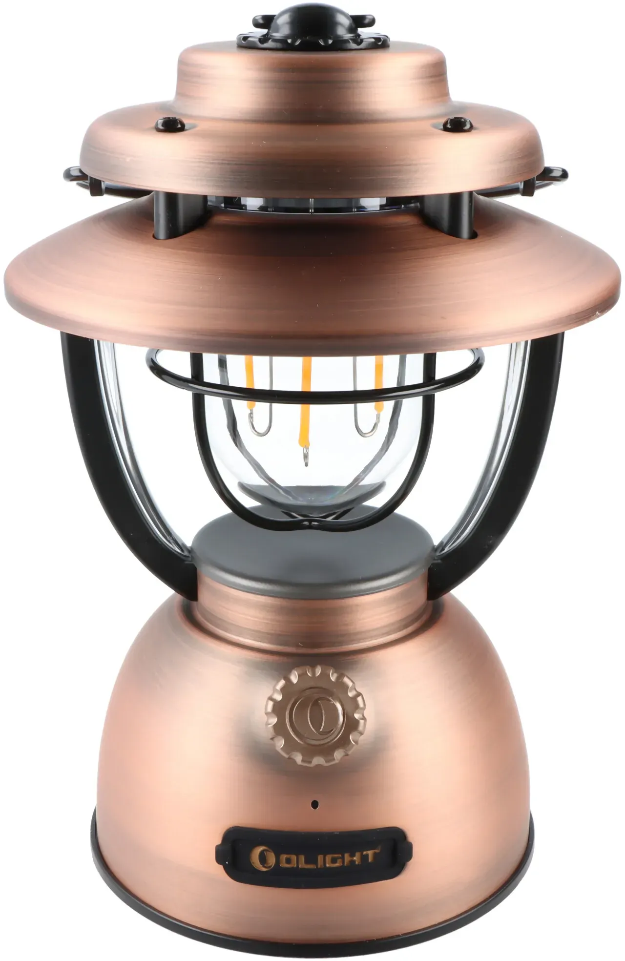 Olight Olantern Classic 2 Pro Campinglaterne, Campingleuchte im Vintage-Stil, 300 Lumen, vielseitige Anwendungsgebiete, Vintage Kupfer-Finish