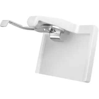 Ventanara® Klebeplatte ohne Bohren Klemmfix Jalousie Plissee (Jalousie Klebeplatte 2 Stück, Weiß)