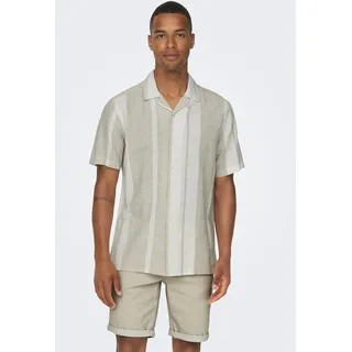 Only & Sons ONSCAIDEN Kurzarmhemd Braun L