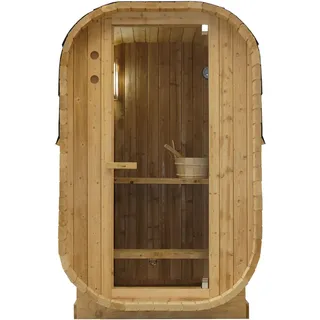 SANOTECHNIK LINDHOLM", - Außensauna für 1-2 Personen (128,2x120x194 cm)