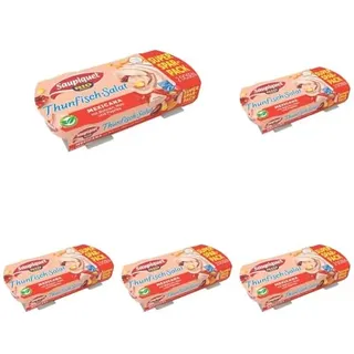 Saupiquet Rio Mare Thunfisch-Salat Mexicana, 2x160g, MSC zertifiziert, Fix und fertig zubereitet, Ideal für unterwegs (Packung mit 5)