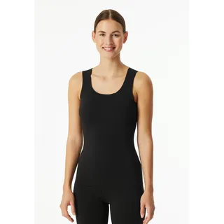 SCHIESSER Unterhemd Invisible Soft Warming in schwarz, | Gr.: 42