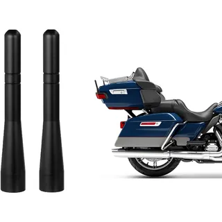 GODPEE 10,2 cm kurze Motorradantenne, Ersatzteil, 2er-Pack, kompatibel mit Harley Davidson Touring Road Glide CVO Road Glide Street Glide Ultra Limited Trike Tri Glide Ultra