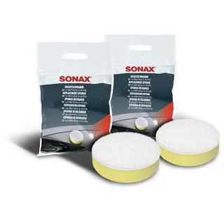 2x SONAX ERSATZSCHWAMM FÜR P-BALL ERSATZ POLIER SCHWAMM POLIERSCHWAMM POLIERBALL