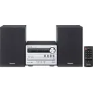 Panasonic SC-PM250EG-S Stereoanlage Bluetooth®, CD, USB, 2 x 10W Silber
