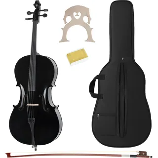 Classic Cantabile CP-100BK 4/4 Cello Set Schwarz