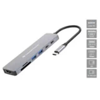 Conceptronic Dock USB-C->HDMI 2xUSB-A 2xUSB-C SD TF 0.25m