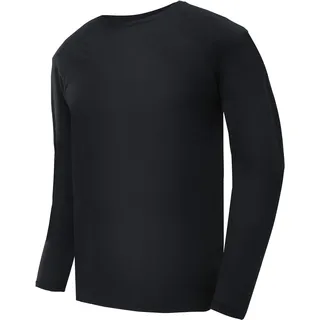 Merino-Mix Longsleeve Arne Herren schwarz L