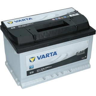 Varta E9 Black Dynamic 12V 70Ah 640A Autobatterie Starterbatterie