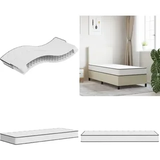 Vidaxl - Matratze Bonnell-Federkern Mittel 90x200 cm - Bonnell-Matratze - Federkernmatratze - Einzelbetttatratze - Matratze 90x200 - Matratze