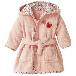 vertbaudet Bademantel Baby Bademantel BIENENGARTEN, Frottee rosa 74
