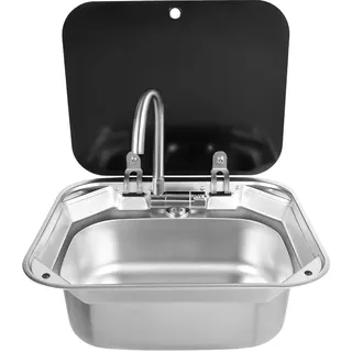 Gojoy Camping Spüle Bausatz 42 x 37 x 15 cm Weiß