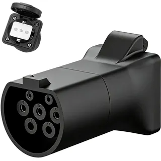 Spalivivre Adapter V2L für MG EV, Typ 2 auf Schuko Adapter für Ladesäule, 16A 220V 3.5KW Ladeadapter Kompatibel mit MG4, MG5, MG ZS EV, Staubdicht