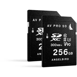 Angelbird SD Card AV PRO UHS-II 256 GB V90 2er Pack