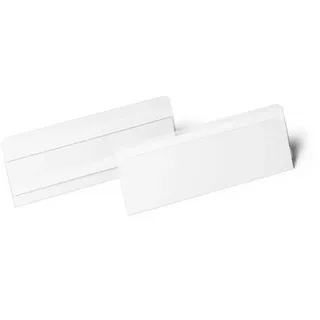 Durable Etikettentasche HARD COVER selbstklebend 1/2 A5 quer transparent