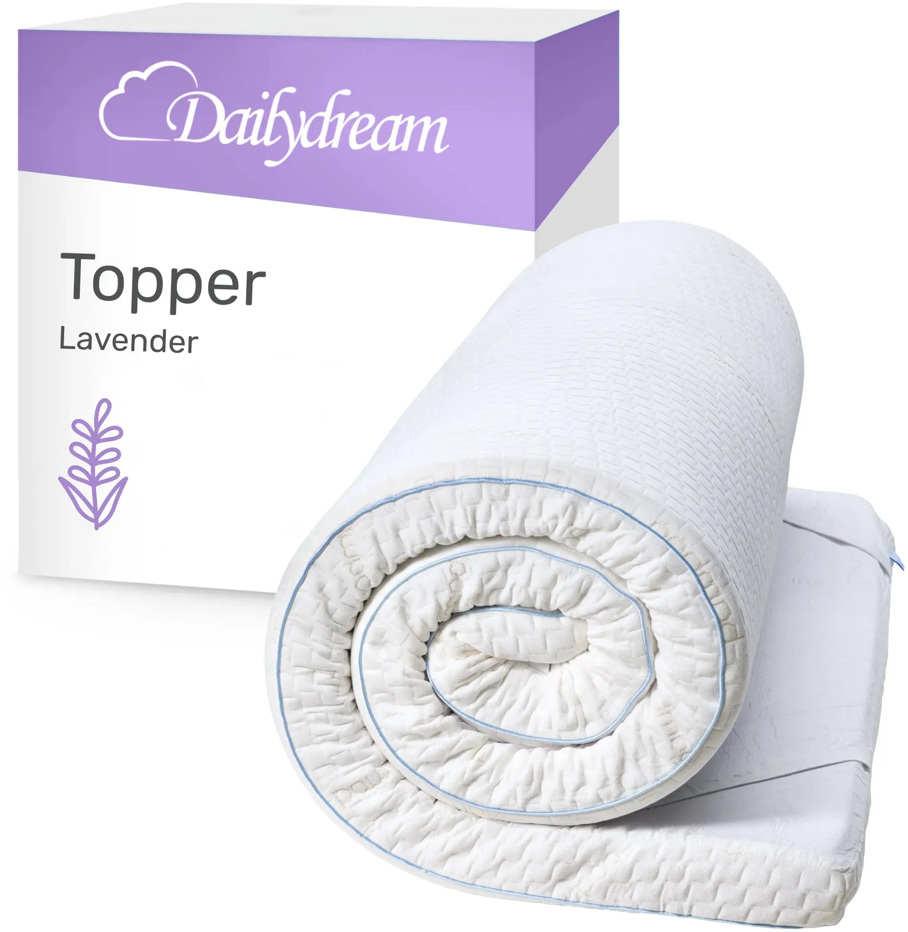Topper mit Lavendel veredelt